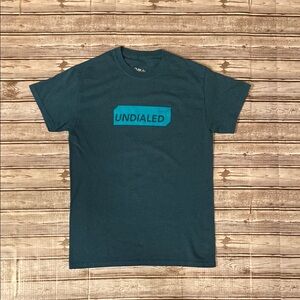 Undialed For Scooter Culture Men's Teal Shirt Sleeve T-Shirt Size Small